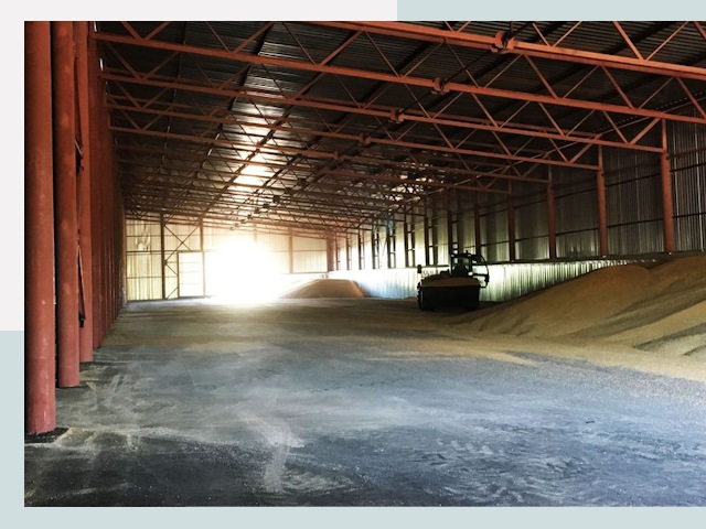 Строительство зернохранилищ в Южном-Сахалинске