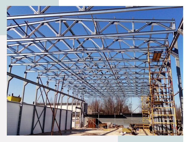 Строительство цехов в Южно-Сахалинск от 620 руб. под ключ