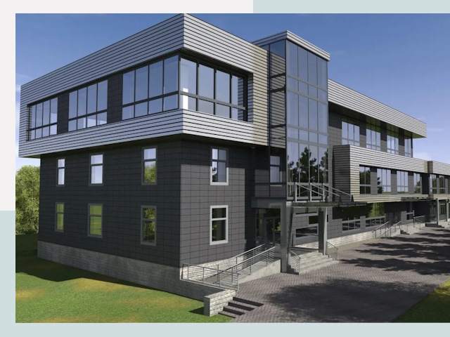 Административные здания в Южном-Сахалинске