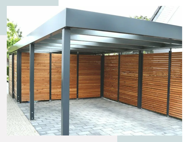 Навесы для парковки в Южном-Сахалинске