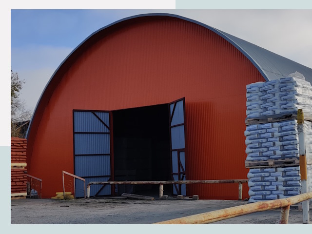 Полукруглые ангары по цене от 620 руб. в Южно-Сахалинск