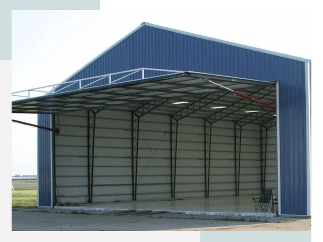 Прямо стенные ангары в Южном-Сахалинске