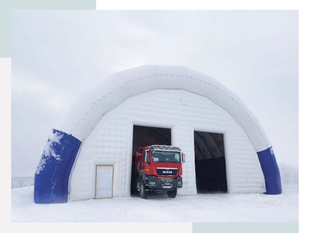 Мобильные ангары в Южном-Сахалинске