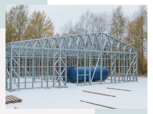 Металлические ангары в Южном-Сахалинске