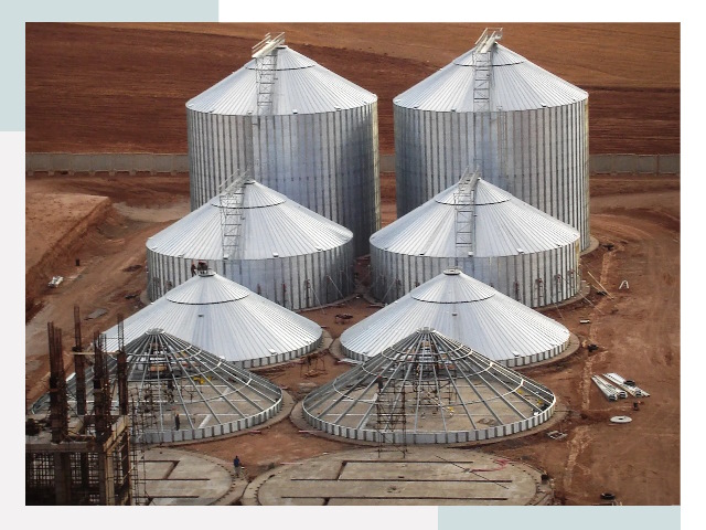 Строительство зерновых силосов в Южном-Сахалинске