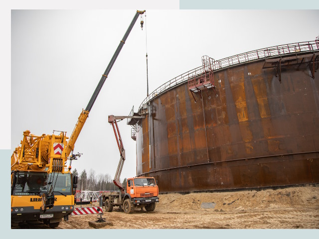 Монтаж резервуаров в Южном-Сахалинске от 620 руб. за м³