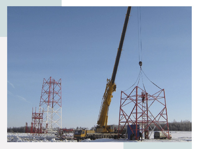 Монтаж вышек связи в Южном-Сахалинске