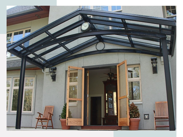 Козырьки металлические в Южном-Сахалинске