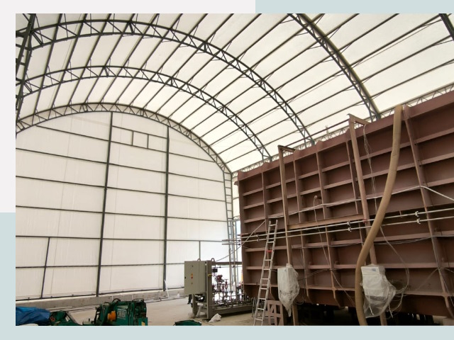 Оснащение ангаров в Южном-Сахалинске от 620 руб. - Надежно и быстро