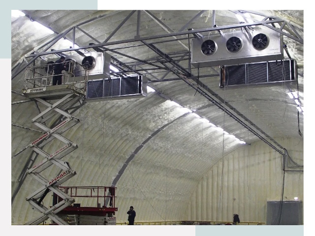 Оснащение ангаров в Южном-Сахалинске