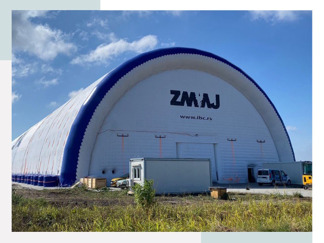 Брендирование ангаров в Южном-Сахалинске