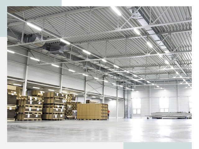 Освещение ангаров в Южном-Сахалинске