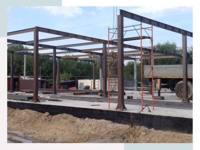 Фундамент для ангаров в Южном-Сахалинске